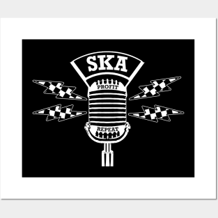 Ska Profit Repeat Radio Microphone Posters and Art